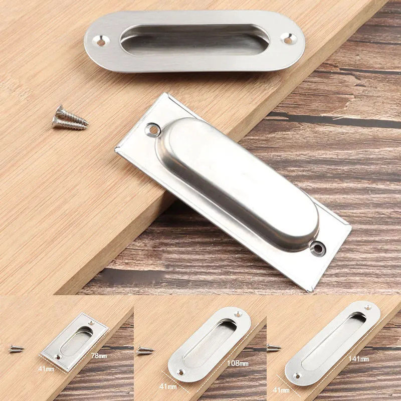 Скрытая ручка ящика скрытая Встраиваемая для шкафа гардероба раздвижной двери