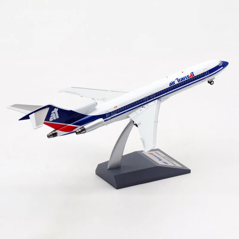 1/200 Scale B727-200 C-GAAL Air Transat Airline Plane Model Alloy with Landing Gear Aircraft Collection Display Airplanes