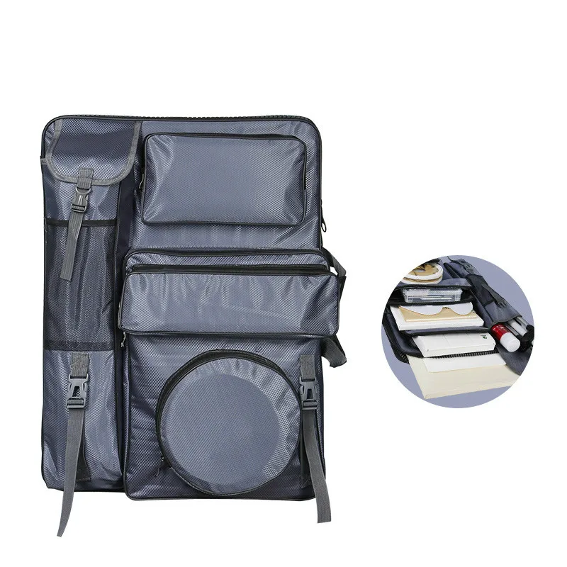 Large Art Painting Bag Drawing Board Cover Travel Sketch Bag Painting Tools Storage Artist Canvas Painting Backpack Art Supplies