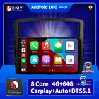 Автомобильное радио, Автомагнитола для Mitsubishi Pajero 4 V80 V90 2006-2014, мультимедийный видеоплеер, навигатор GPS, Android Carplay 2din