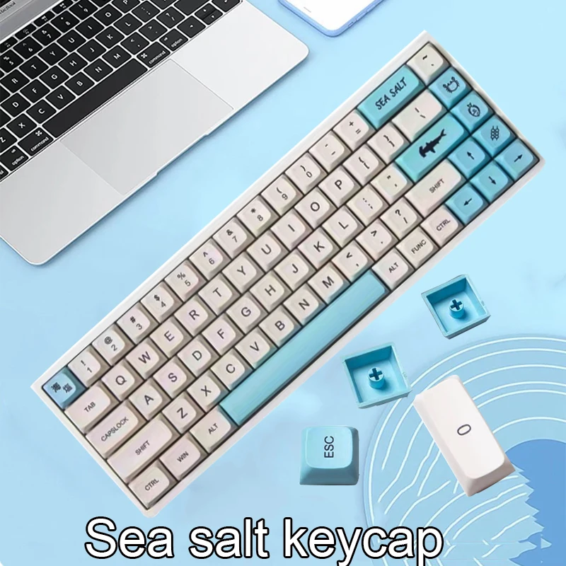 

Колпачок для клавиш XDA, механическая клавиатура с переключателем Cherry Mx, с морской солью, молочно-белым цветом, 1 комплект, японская английска...