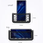 Автомобильный держатель для телефона, Сетчатая Сумка для хранения, наклейка для Audi Quattro Q3 Q5 Q7 Q8 Q2 A4 B6 B7 A6 C5 C6 A3 A5 A7 A1 A4L A6L SLINE, аксессуар