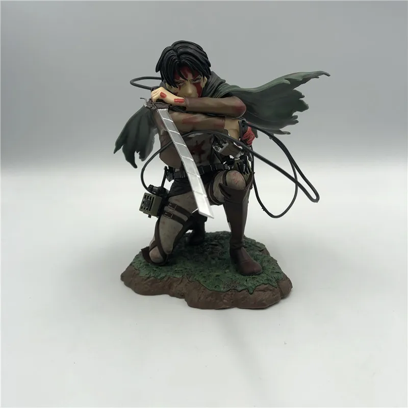 

18cm Attack on Titan Figure Rival Ackerman Action Figure Package Ver. Levi PVC Action Figure Rivaille Collection Model Toys