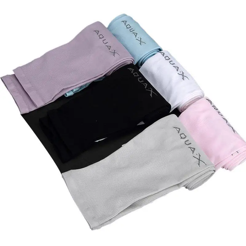 1 pair Ice Fabric Arm Sleeves Mangas Warmers Summer Sports Sun UV Protection Running Cycling Driving Reflective Sunscreen Bands |