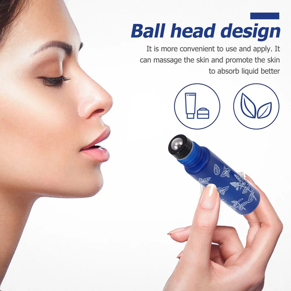 

5Pcs Cosmetic Essential Oil Roller Bottles Empty Roller Bottles Containers