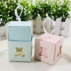 Подарочная коробка с милым медведем BIT.FLY 10 шт.лот, украшения для свадебной вечеринки, дня рождения, детский Декор Baby Shower, сделай сам, товары для фестивавечерние