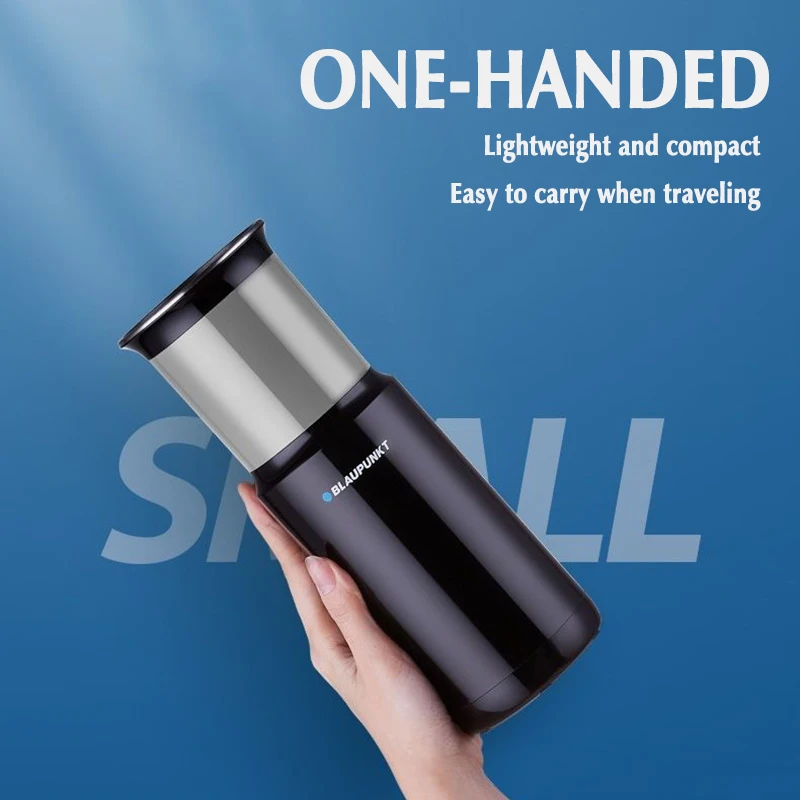 

100-240V Portable Electric Teapot 500W Heating Electric Boiler 450ML Water Kettle Three-layer Insulation Kettle Thermos