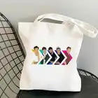 Односторонняя сумка для покупок, хлопчатобумажная сумка, Холщовая Сумка, сумка для покупок, шоппер