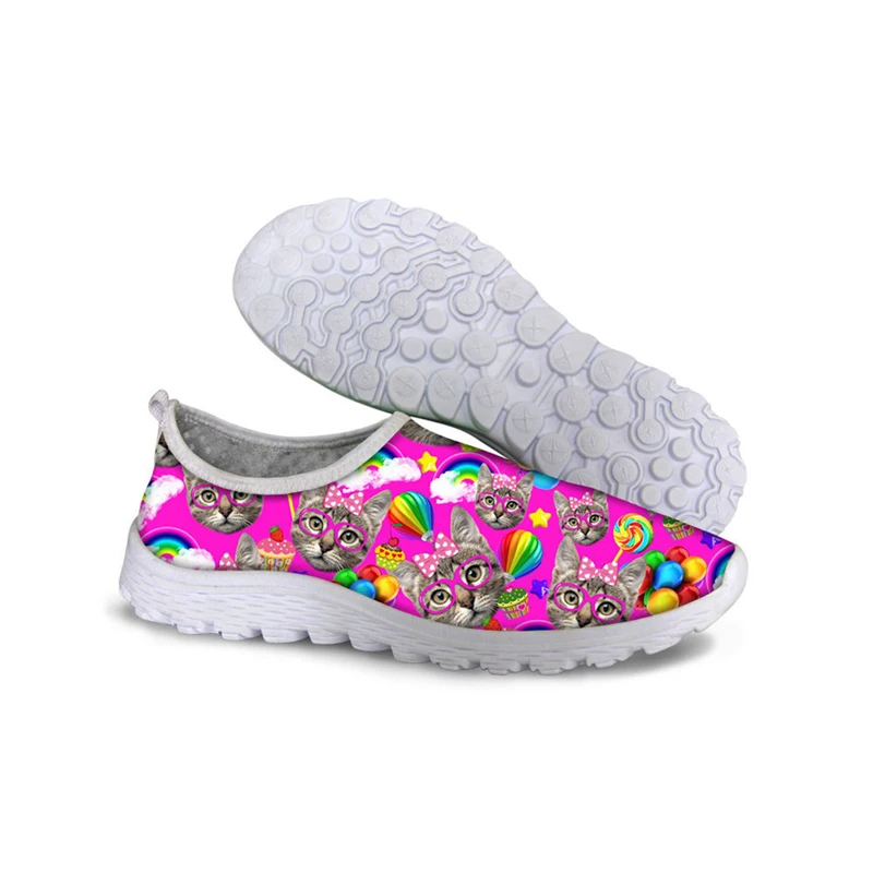 

Summer Nurse Doctor Print Women Sneakers Slip On Light Mesh Cat Pattern Colorful Shoes Metal Element Zapatos Sport Training