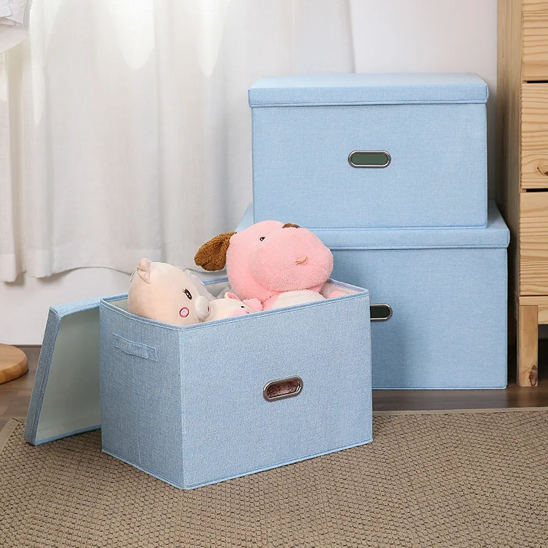 Большие размеры складной контейнер для хранения из хлопчатобумажной ткани