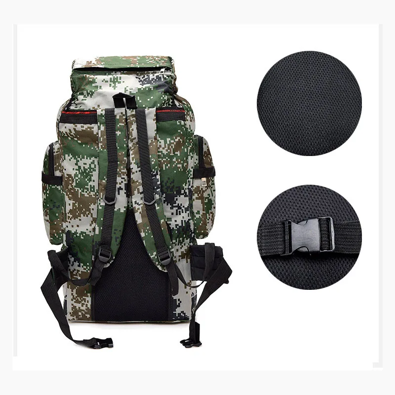 Военный Рюкзак для альпинизма 70 л износостойкие спортивные сумки походов и