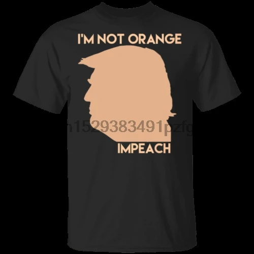 Мужская футболка с надписью Im Not Orange Impeach изображением Дональда Трампа президента