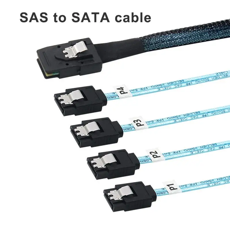 

Mini SAS 36P SFF-8087 мужские до 4 SATA 7P Женский кабель сплиттер SAS/SATA кабель адаптер 12Gbp серверный жесткий диск кабель для передачи данных