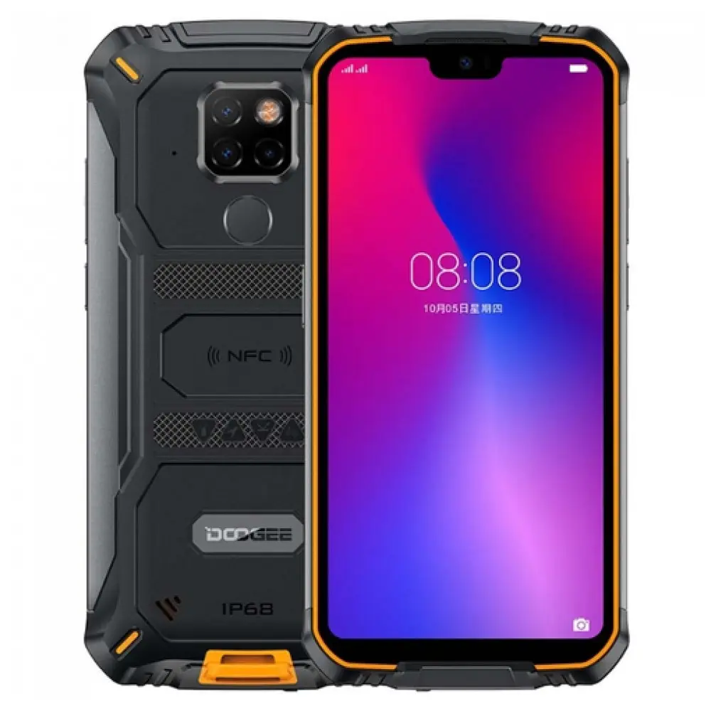 Смартфон Doogee S68 Pro 5.9" IPS MTK Helio P70 6Гб 128Гб 21Mп Android 9.0 NFC 6030mAh черный оранжевый |