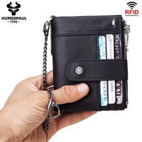 100 cow leather wallets for men rfid blocking card holder wallet quality designer coin purse male luxury brand wallet pocket