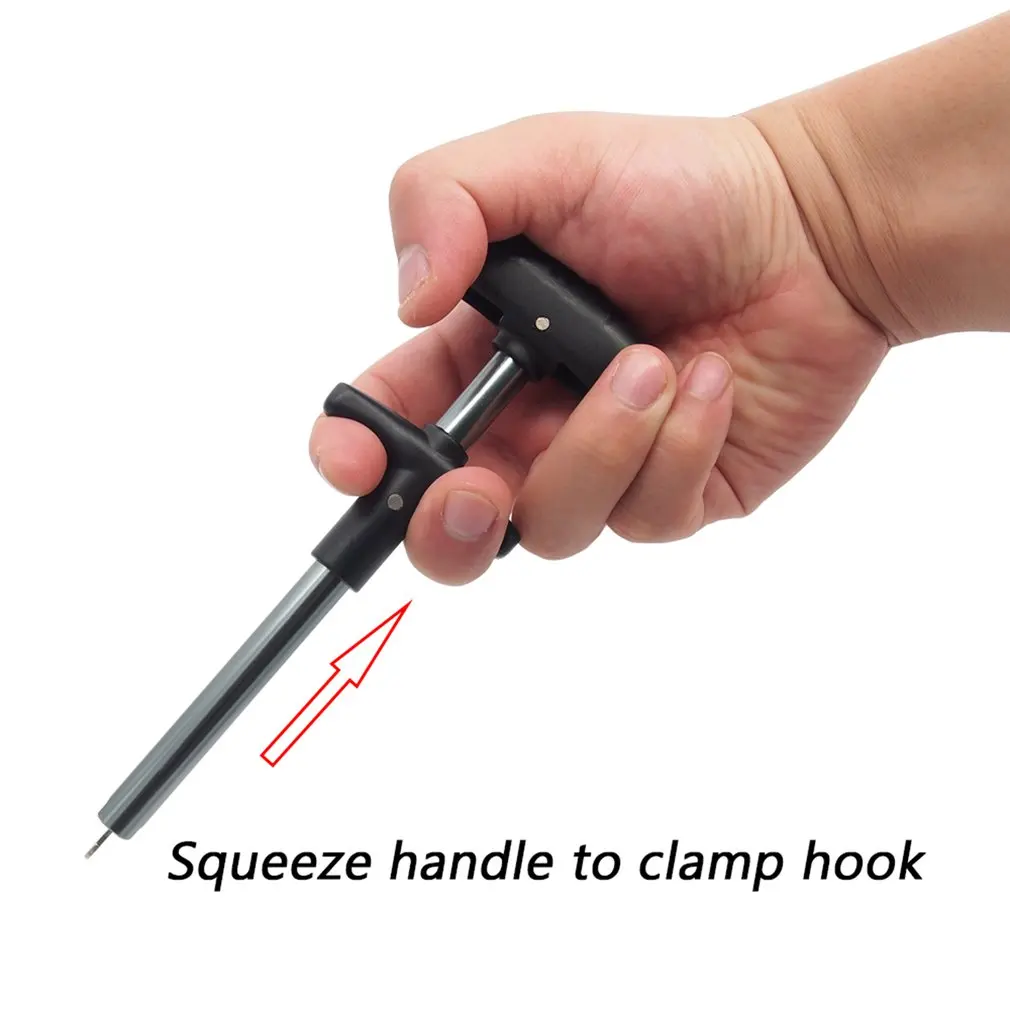 

Portable Fishing Hook Remover 17.3cm/6.8in Aluminum Alloy Safe Hook Disgorger Extractor Puller Fishing Tool Durable 5 Colors