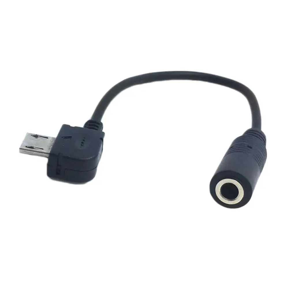 1 шт. Micro USB на 3,5 мм аудио кабель USB 5 Pin штекер на 3,5 мм Женский Aux аудио кабель адаптера для наушников для Nokia
