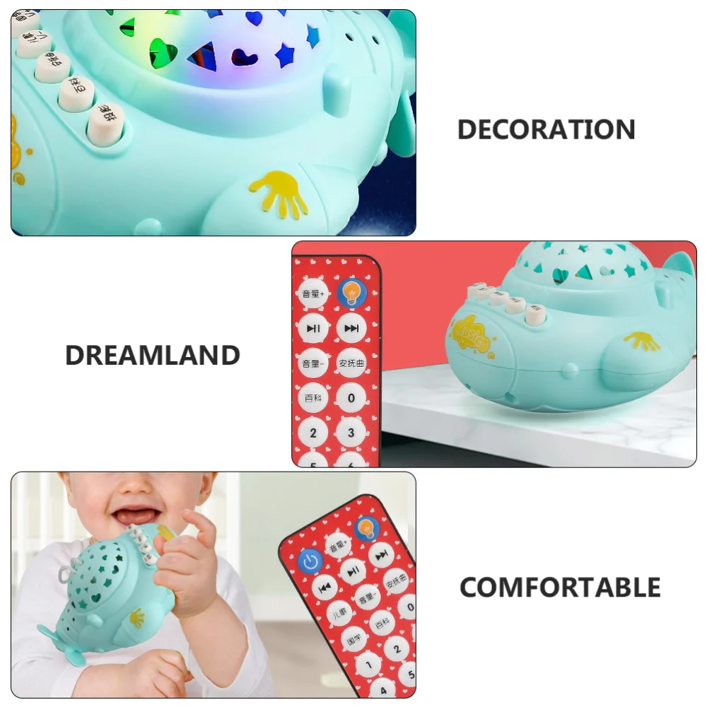 

1pc Romantic Projector Plane Shape Baby's Appeasing (Light Green)