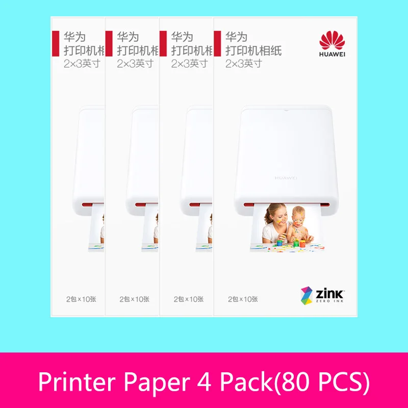 Оригинальный Zink 2*3 дюйма 50*76 мм для фотобумаги Huawei принтера Canon zoemini LG PD261 251 233