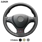 Чехол ручного шитья на руль автомобиля для BMW M Sport X5 E70 M50d 2006-2013 X6 E71 2009-2014 бежевый черный серый автостайлинг