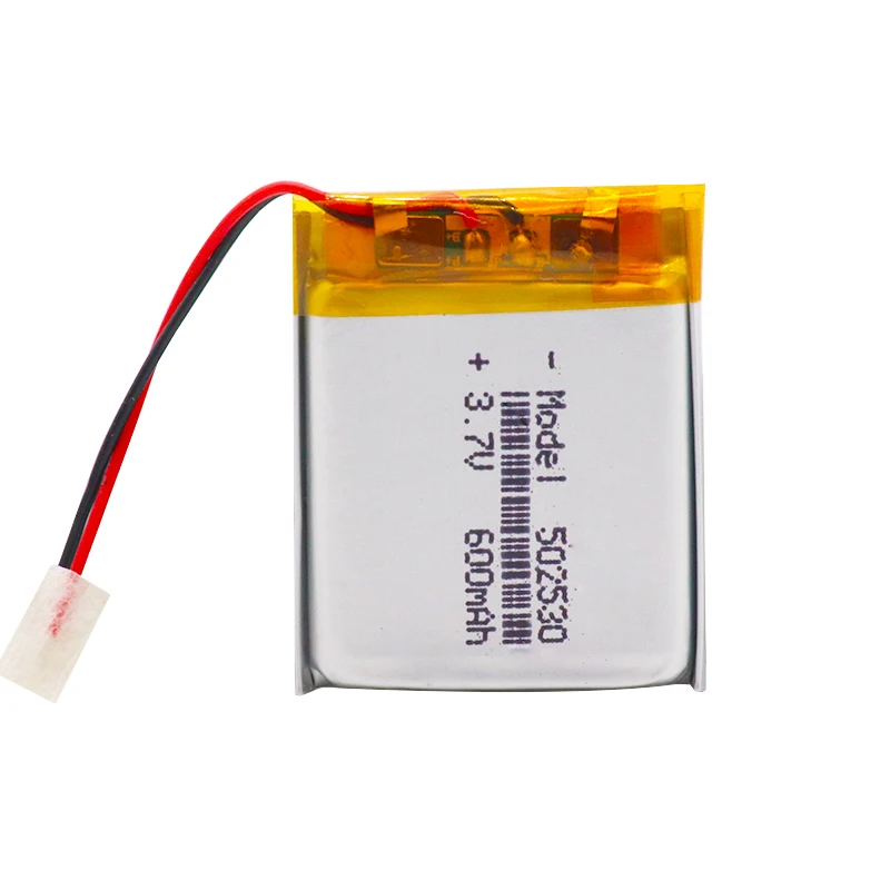 Литий-полимерная батарея 3 7 в литий-ионная перезаряжаемая 502530 052530 600 мА/ч для MP3 MP4