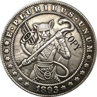 Hobo Nickel 1893-S, копия монеты доллара США Моргана, тип 191