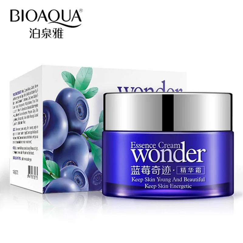 

Голубика BIOAQUA Face Cream Essence увлажняющий отбеливающий крем Snail Cream Deep увлажняющий, против морщин Face Уход за кожей с сывороткой