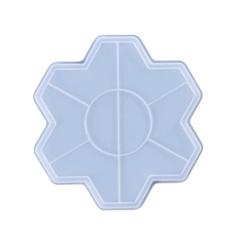 

Tray Epoxy Resin Mold Serving Plate Board Coaster Silicone Mould DIY Crafts Ornaments Home Decorations Casting Tools