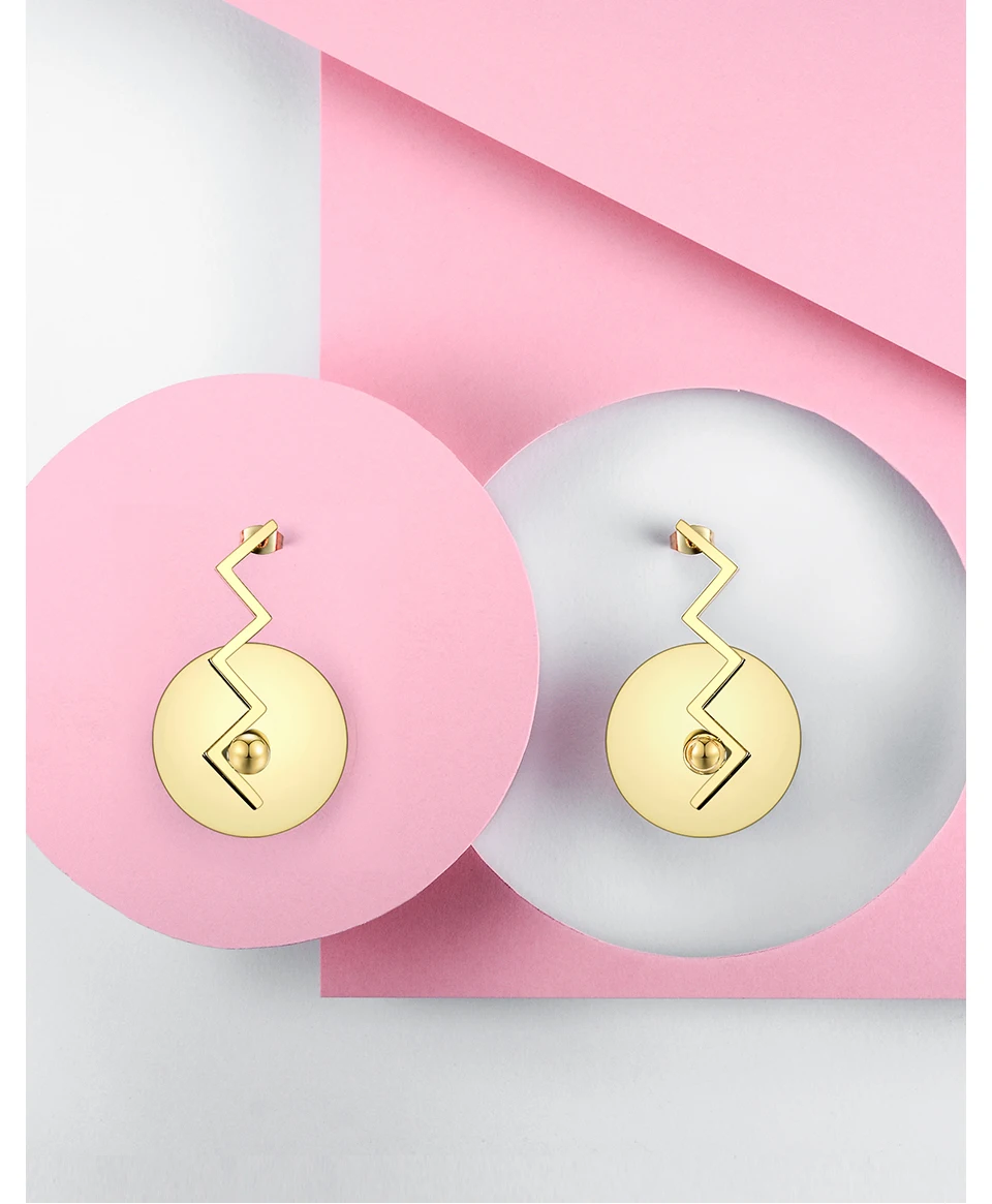 Enfashion круглые серьги для женщин, большие круглые серьги, классические модные ювелирные изделия EB181092