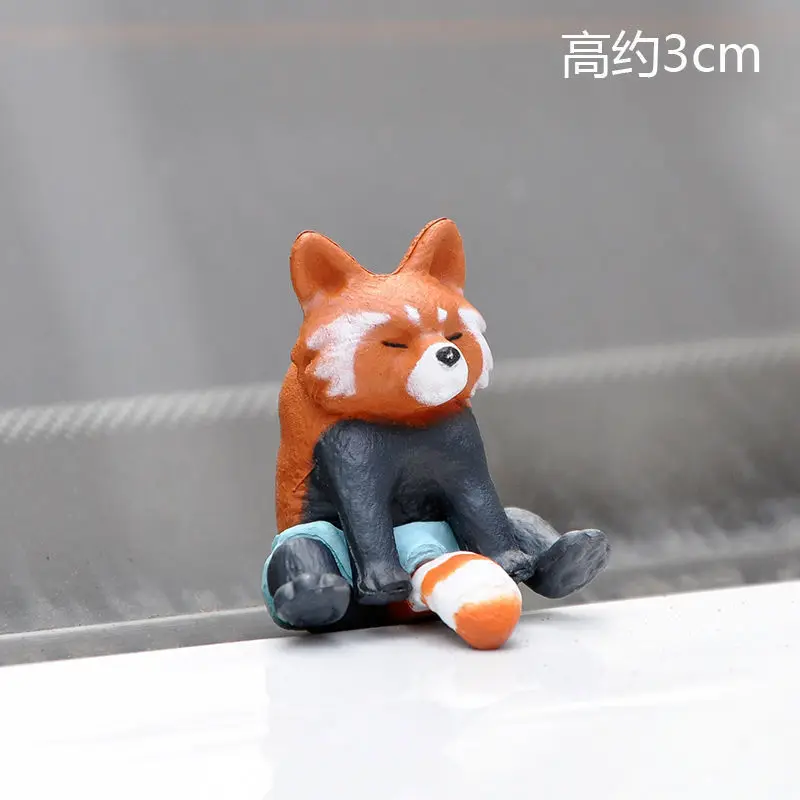 

Cute animal-shaped room home car desk window sill decoration gift birthday gift box garden decoration accessories