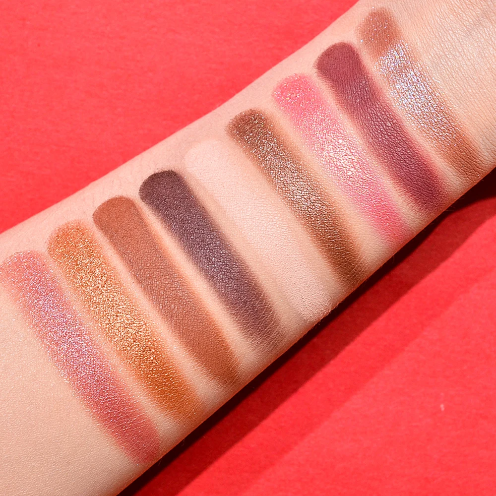 Новинка блестящие тени для век палитра Профессиональные Тени макияж матовые