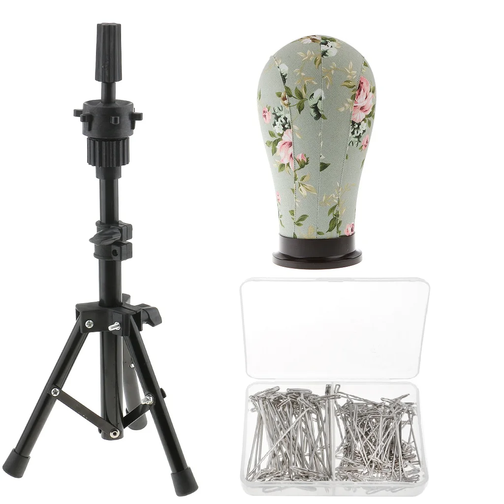 Пробковые брезентовые блоки Манекен модель головы парик делая шляпу шапки