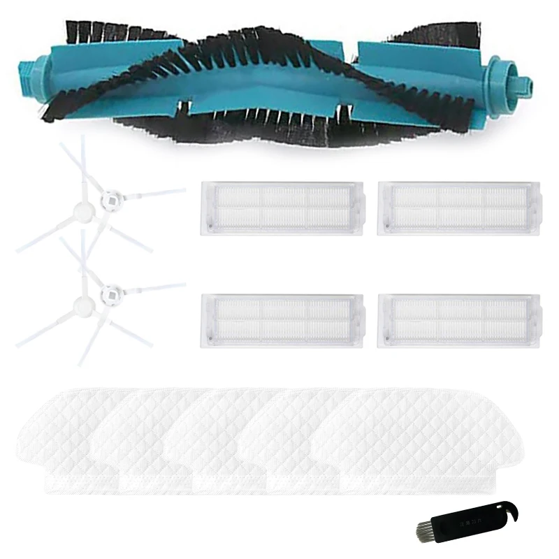 

Main brush Side brush Disposable Mop for Viomi V2 Pro V3 Mop Filter HEPA V-RVCLM21B Mijia STYJ02YM Conga 3490 parts