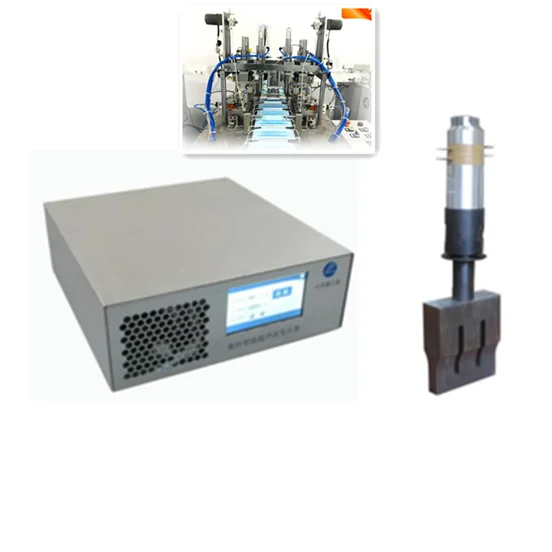 

20khz 2000w ultrasonic welding transducer + generator+ flange + die head 110*20mm