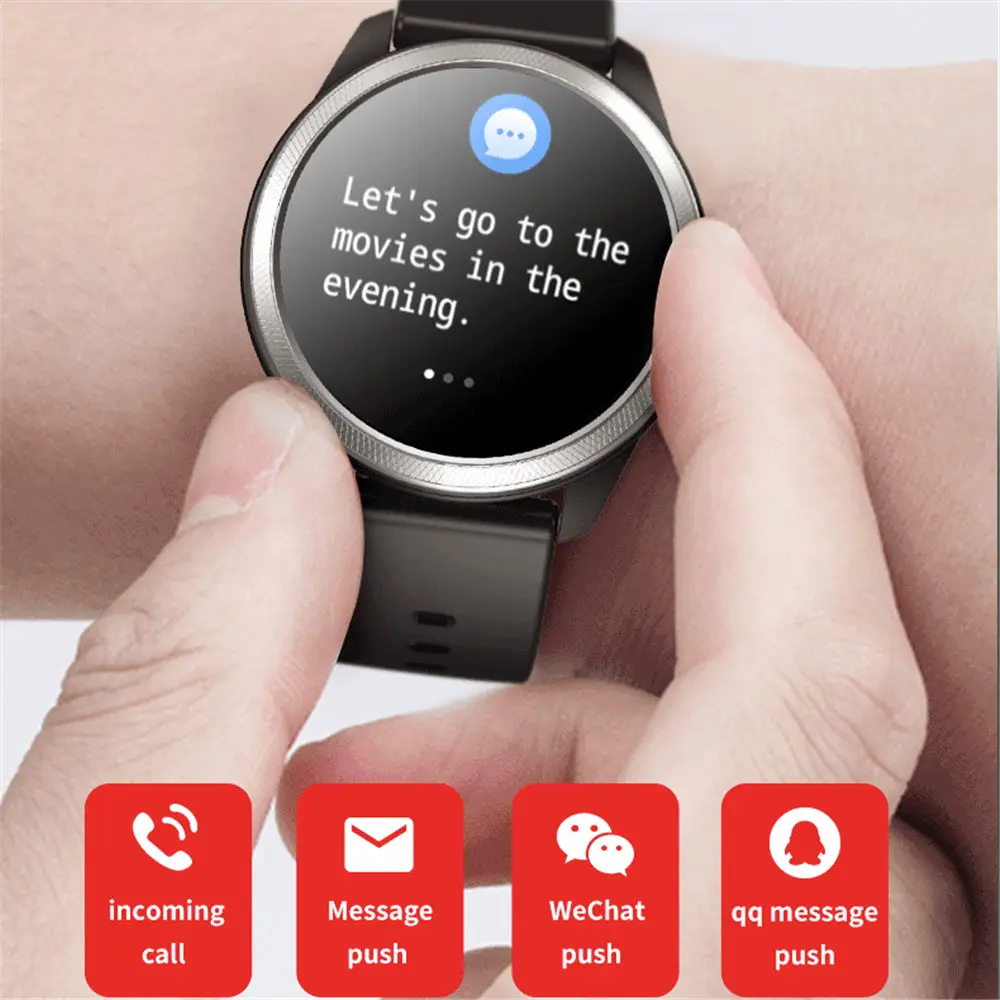 Interpad Смарт часы ЭКГ PGG Монитор Сердечного Ритма фитнес трекер наручные для samsung