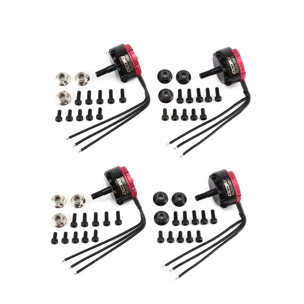 4 шт. OCDAY RS2205 2205 2300KV 3 4S CW CCW бесщеточный двигатель для QAV250 Wizard X220 280 RC FPV Дрон самолет