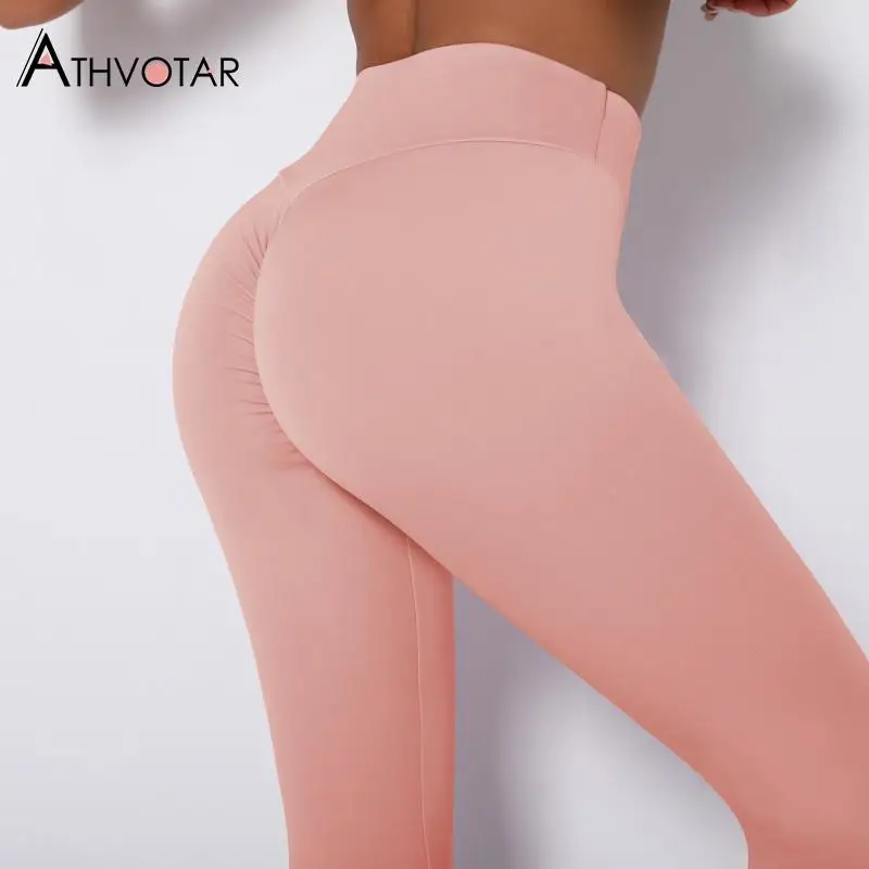 

Женские спортивные Леггинсы с эффектом пуш-ап, с высокой талией