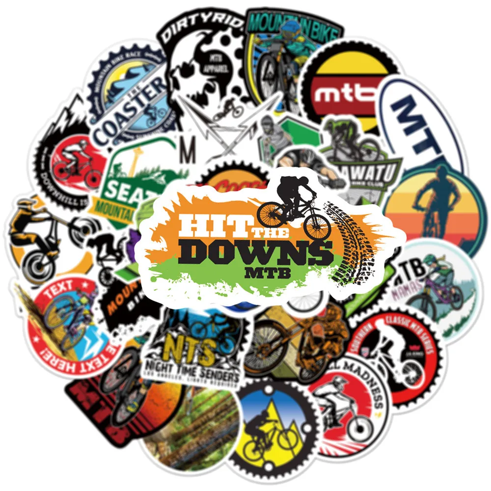 103050 anime mountain bike mtb graffiti stickers laptop guitar luggage skateboard car waterproof cool sticker decal kids toys free global shipping