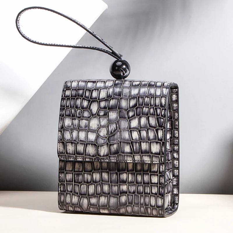 2021 модная Маленькая женская сумка из натуральной кожи роскошная тоут