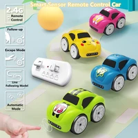 intelligent induction remote control car obstacle avoidance mode 30mins parent child interaction mini portable rc toy kid gift