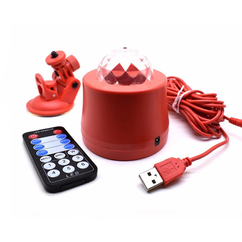 Автомобиль Рождество Крытый мини вечерние красочный динамический волшебный шар