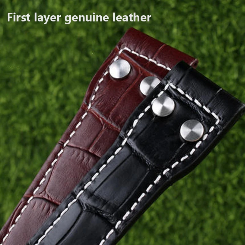 Ремешок для часов из натуральной кожи ремешок с хронографом 22 мм|Ремешки часов| |