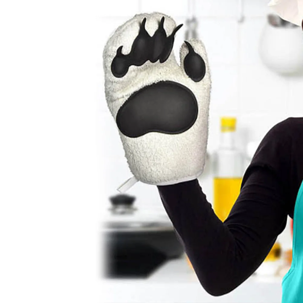 1 пара хлопковые термостойкие перчатки для духовки|Перчатки и рукава духовки| |