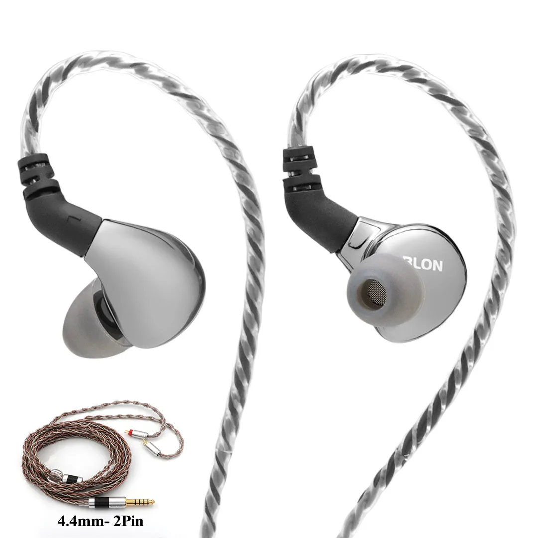 C with C8 4.4mm BLON BL-03 BL03 10 мм углеродные нанотрубки диафрагмы Динамический HIFI наушники опционально Tripowin C8 0,78 2Pin съемный кабель - Цвет: C with C8 4.4mm