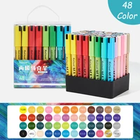 1224364860 colors acrylic paint markers pen set for rock painting stone ceramic glass wood canvas fabric plastic diy metal