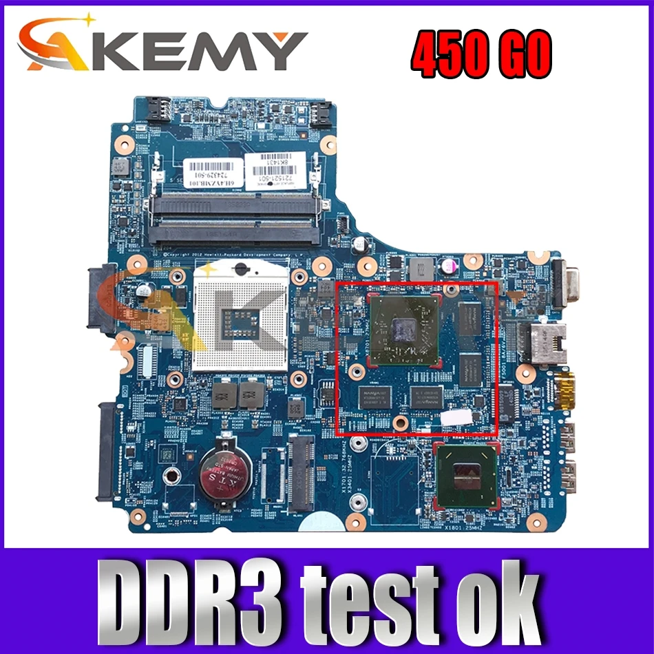 Материнская плата 724330-601 для ноутбука HP Probook 450 G0 материнская 12238-1 HM75 216-0842000 DDR3 |