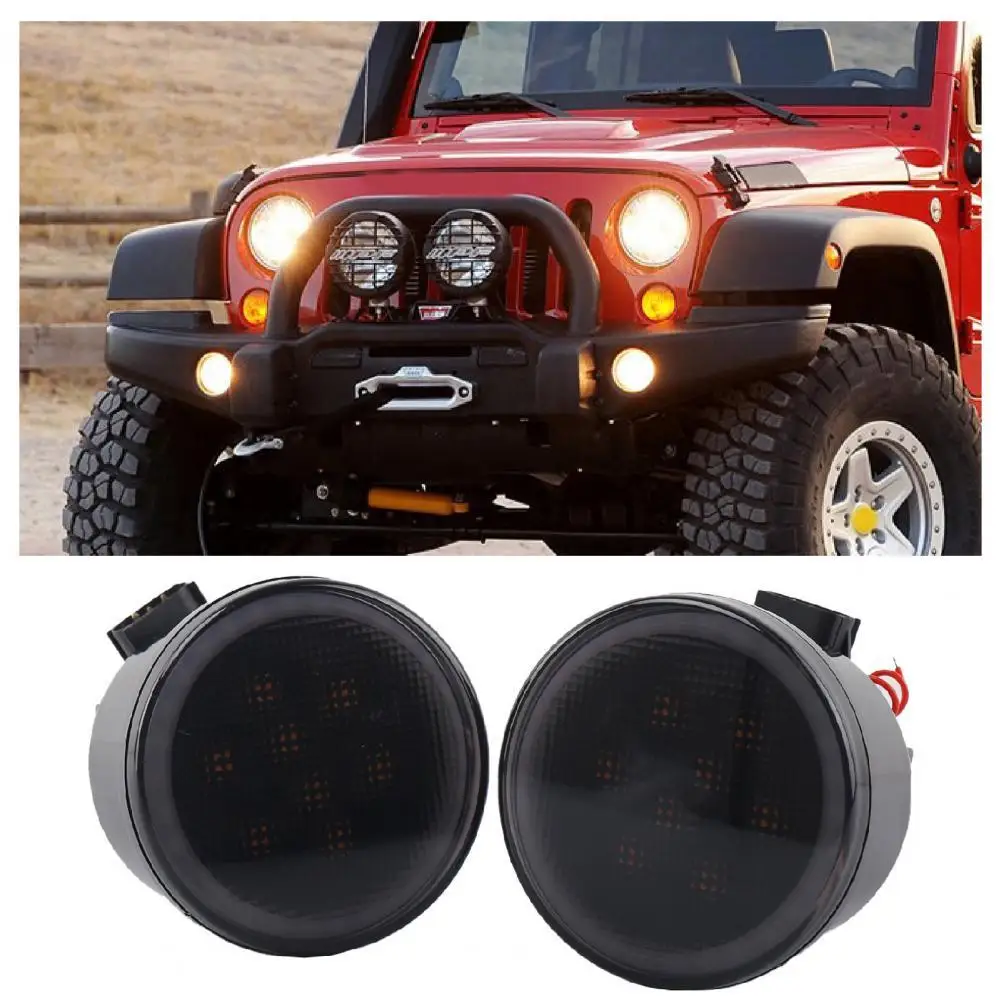 2 светодиодный т. Светодиодные поворотники для Jeep Wrangler 07-17 | Автомобили и
