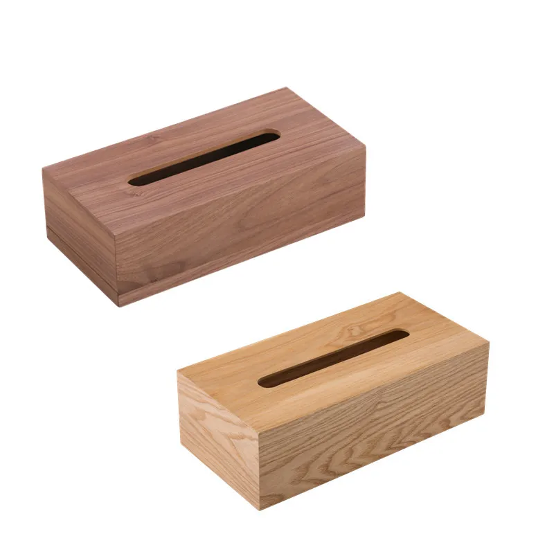 Скандинавская деревянная коробка для салфеток домашний журнальный столик