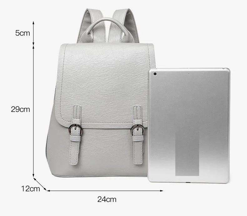 

Travel Shoulder Bag School Backpacks For Teenage Girls Sac A Dos Women Leather Backpacks High Quality Ladies Bagpack New C1720