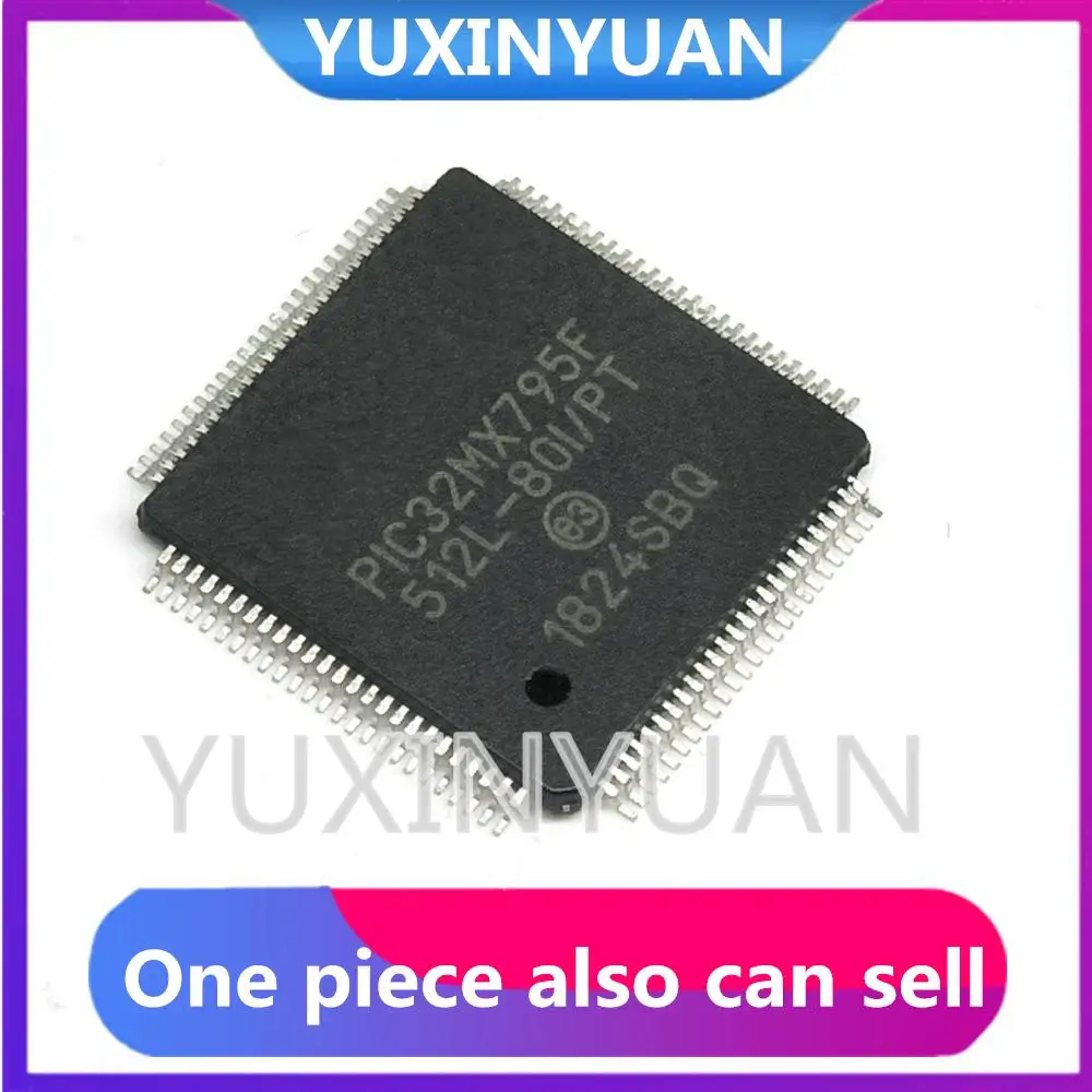 

100% Новинка 1 шт./лот PIC32MX795F512L-80/PT PIC32MX795F512L-80I/PT TQFP100